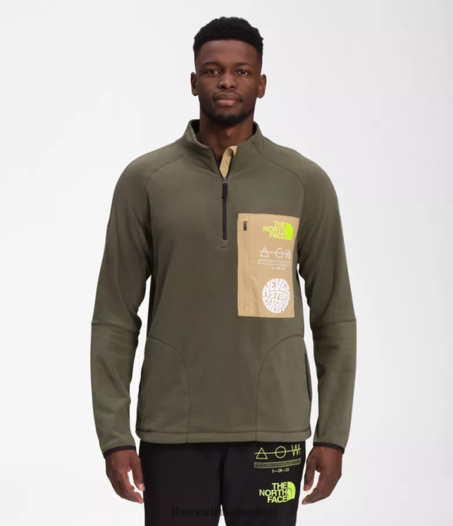 mehed trailwear fantasy ridge -tõmblukk The North Face VJRZH651 Riietus uus taupe roheline/khaki kivi/tnf must