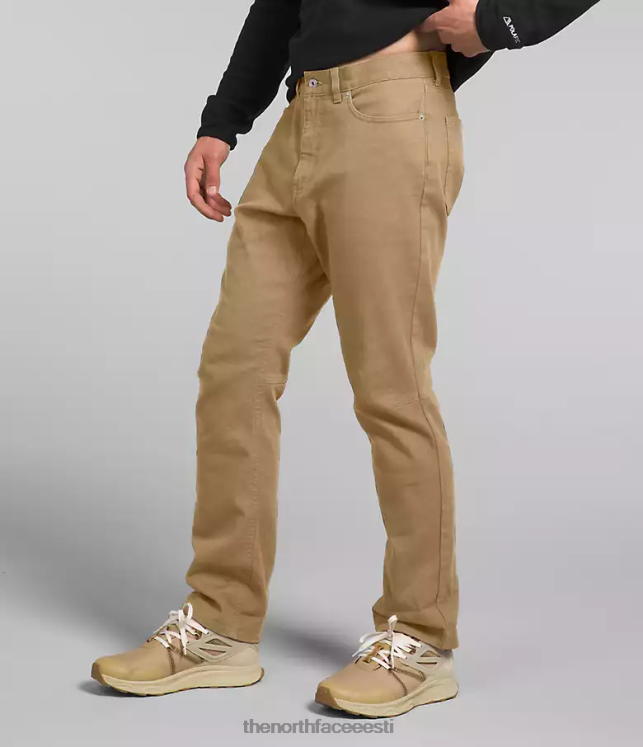 mehed väli 5-taskulised püksid The North Face VJRZH129 Riietus khaki kivi