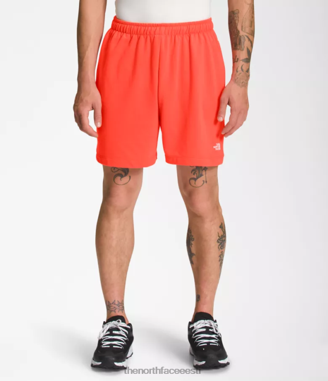 mehed lihtsad logoga fliispüksid The North Face VJRZH360 Riietus retro oranž