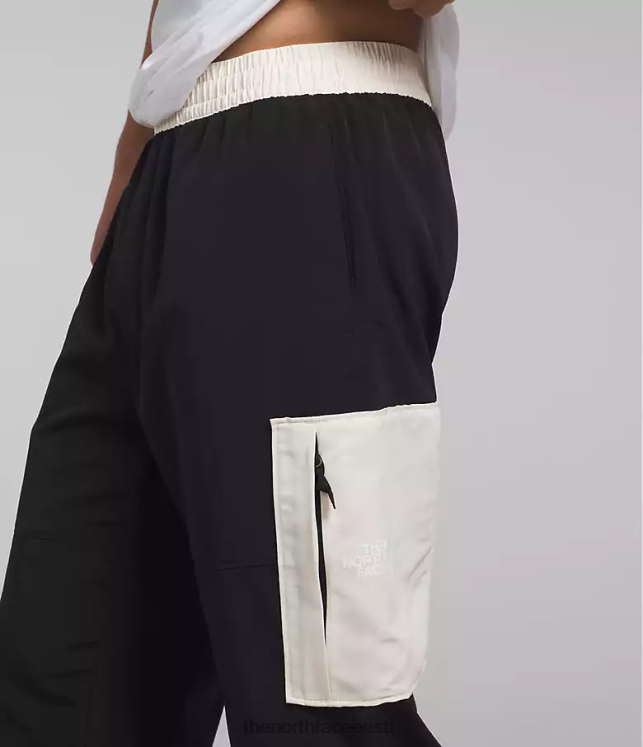 mehed tnf nailonist lihtsad püksid The North Face VJRZH489 Riietus tnf must/gardenia valge