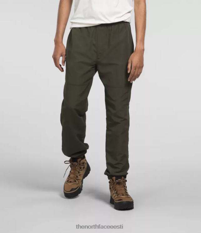 mehed tnf nailonist lihtsad püksid The North Face VJRZH490 Riietus uus taupe roheline