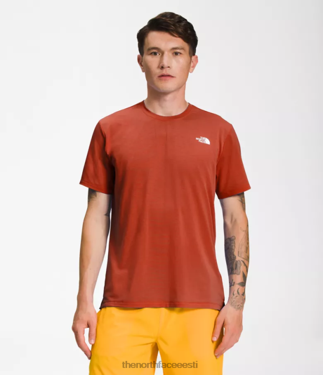mehed tiir lühikeste varrukatega The North Face VJRZH1257 Riietus roostetanud pronks