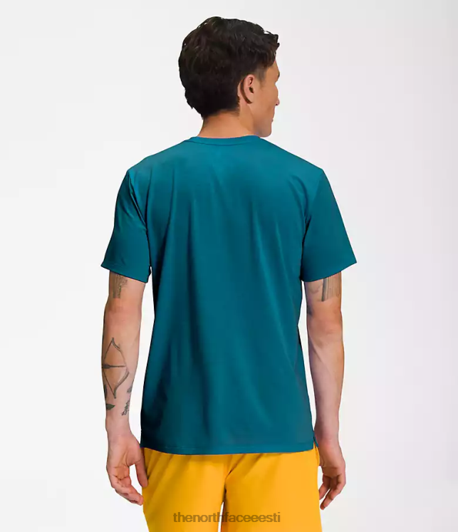 mehed tiir lühikeste varrukatega The North Face VJRZH1260 Riietus sinine korall