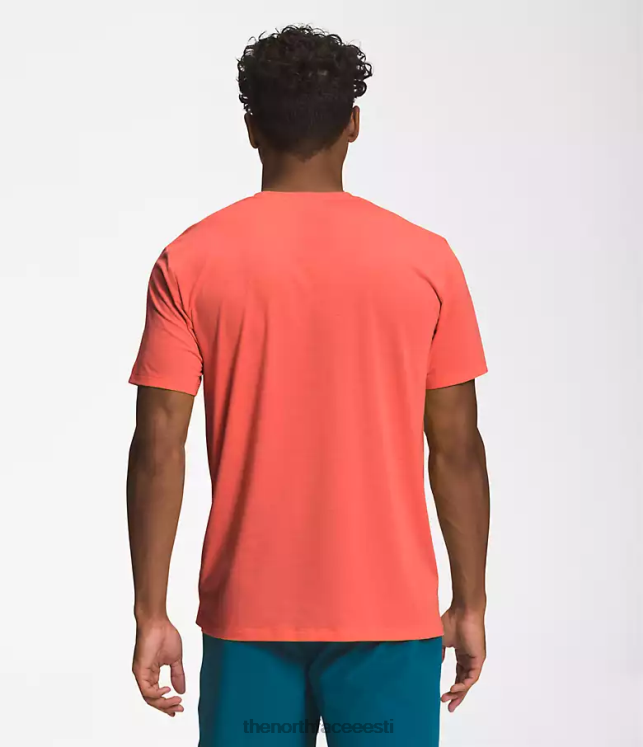 mehed tiir lühikeste varrukatega The North Face VJRZH1261 Riietus retro oranž