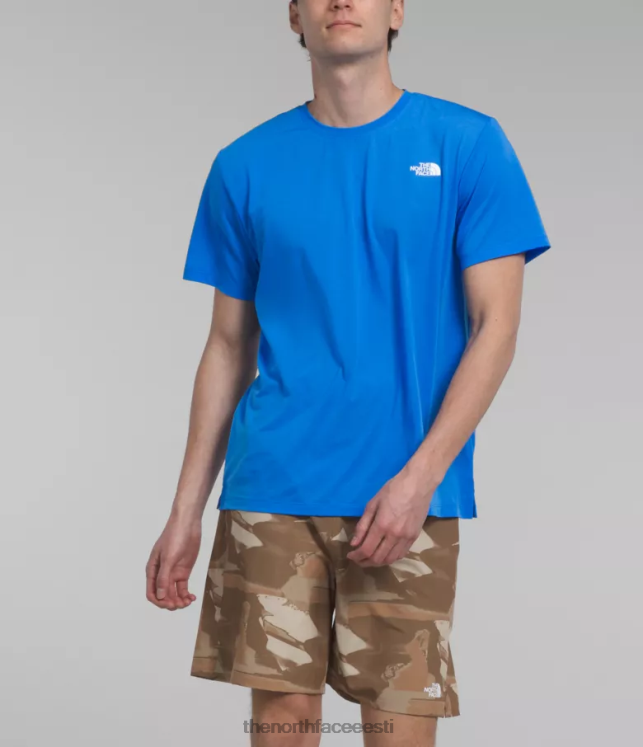 mehed tiir lühikeste varrukatega The North Face VJRZH1263 Riietus optiline sinine