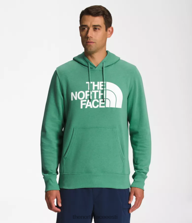 mehed poolkupliga pullover-hoodie The North Face VJRZH109 Riietus sügav muru roheline/tnf valge
