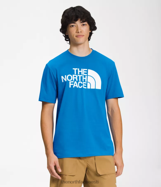mehed lühikeste varrukatega poolkupliga t-särk The North Face VJRZH1302 Riietus superheli sinine