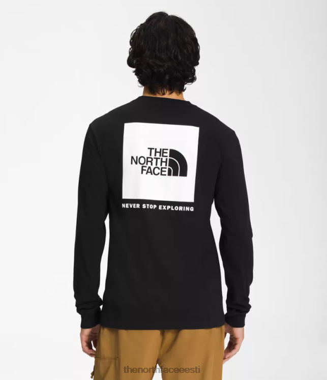 mehed pikkade varrukatega nse t-särk The North Face VJRZH1206 Riietus tnf must/tnf valge