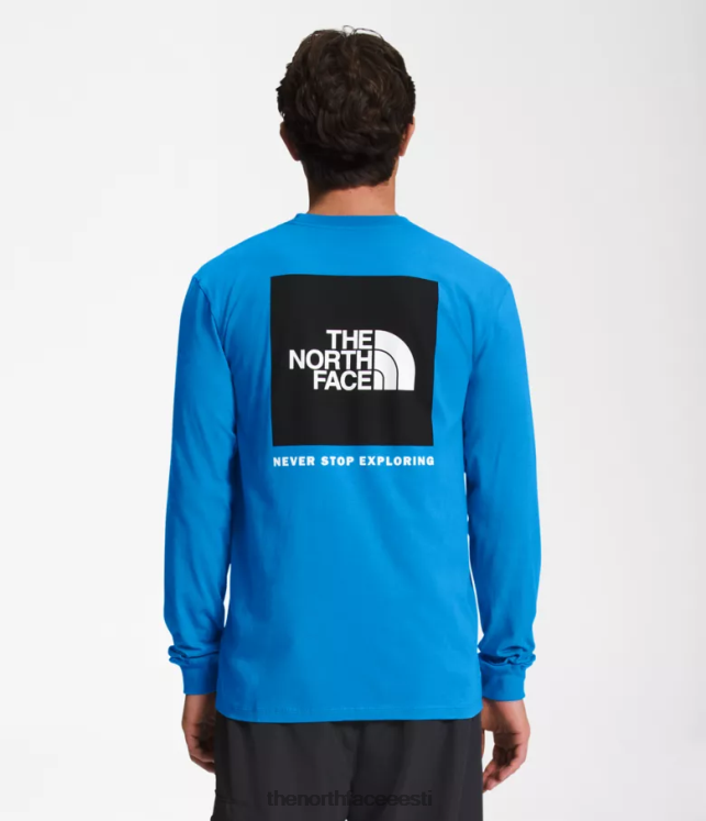 mehed pikkade varrukatega nse t-särk The North Face VJRZH1208 Riietus superheli sinine/tnf must
