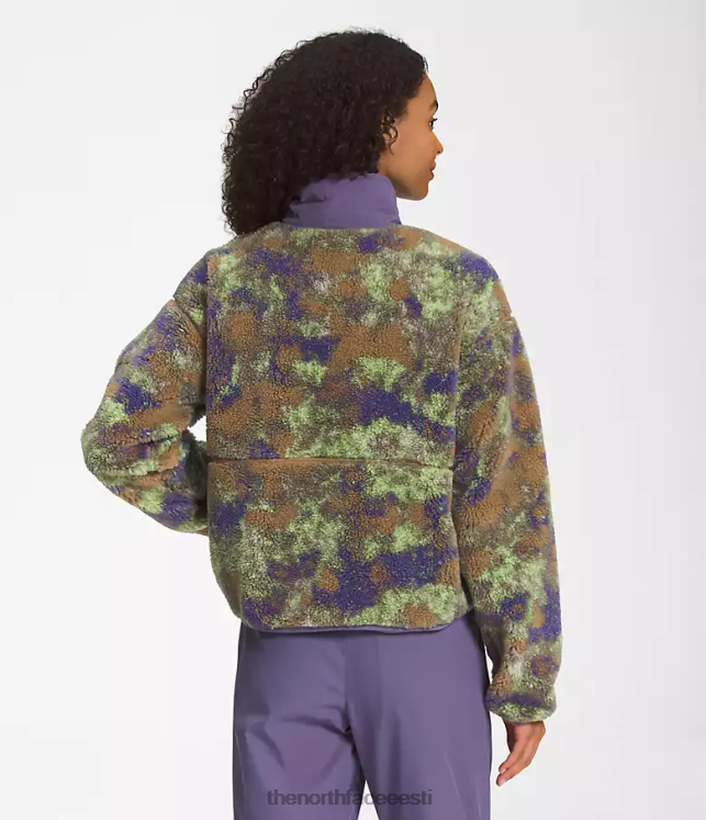 naised äärmuslik vaia pullover The North Face VJRZH806 Riietus tarbepruun täpiline camp print