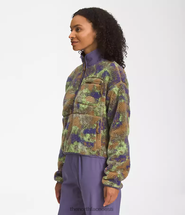 naised äärmuslik vaia pullover The North Face VJRZH806 Riietus tarbepruun täpiline camp print