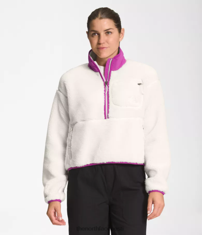 naised äärmuslik vaia pullover The North Face VJRZH807 Riietus gardeenia valge/lilla kaktuselill