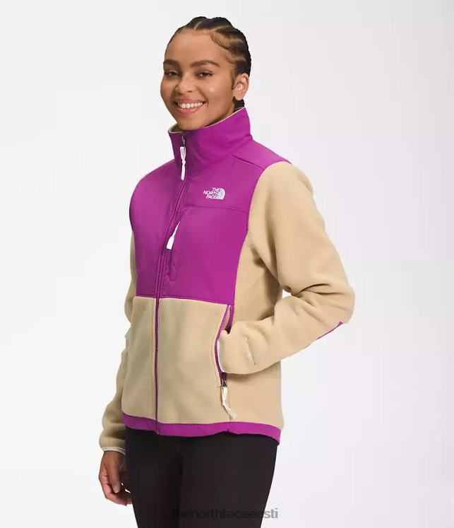 naised denali jope The North Face VJRZH149 Riietus khaki kivi/lilla kaktuse lill/gardeenia valge