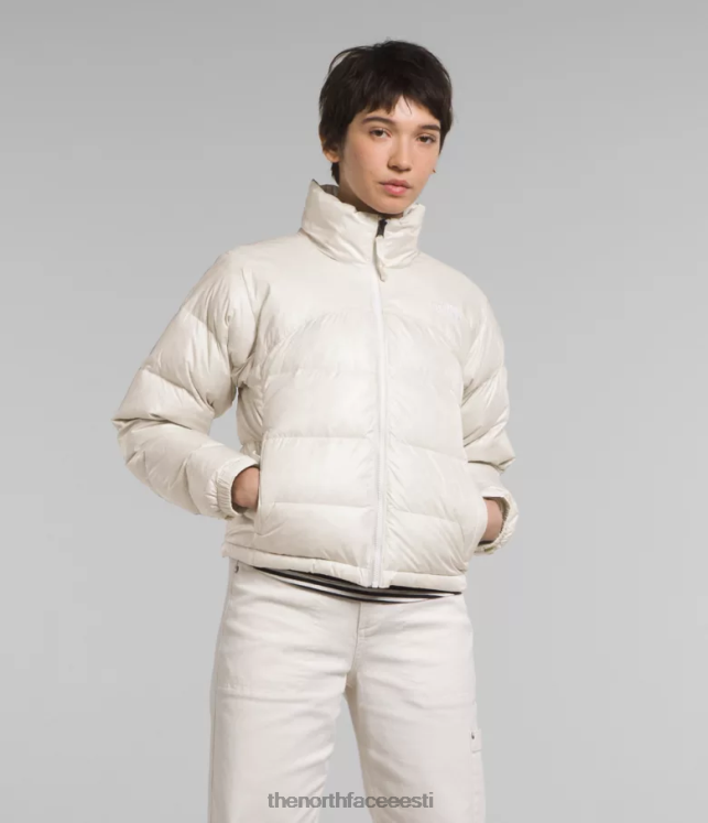 naised 2000 retro nuptse jope The North Face VJRZH802 Riietus gardeenia valge