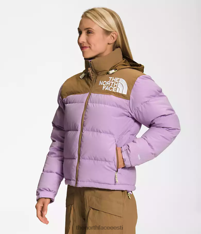 naised 92 madala fiifikatsiooniga hi-tek nuptse jope The North Face VJRZH1015 Riietus lupiin/kasulik pruun