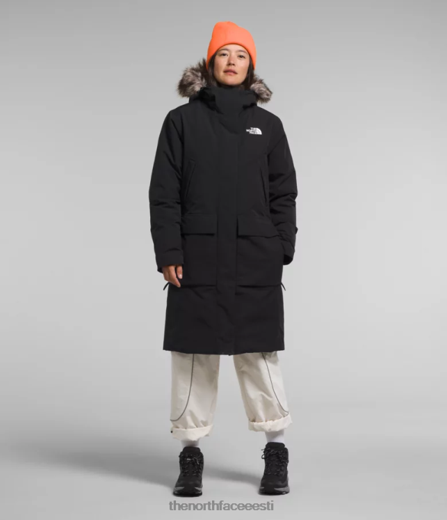 naised arktiline parka premium The North Face VJRZH1315 Riietus tnf must