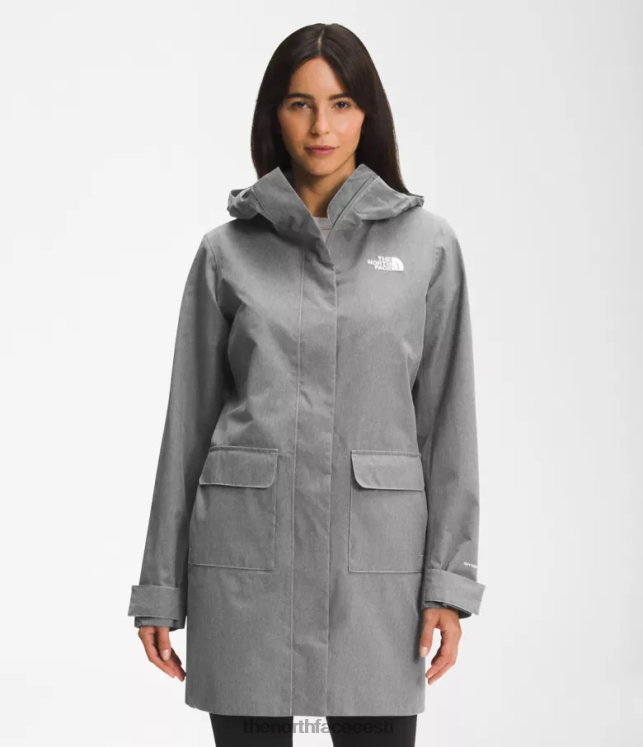 naised linnatuule vihma parka ii The North Face VJRZH153 Riietus tnf keskmine hall kanarbik