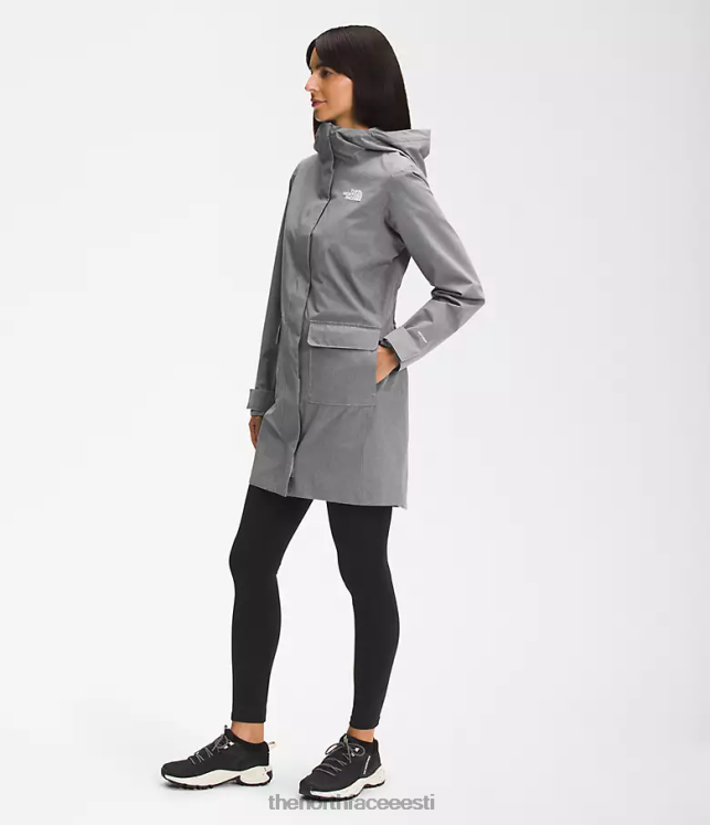 naised linnatuule vihma parka ii The North Face VJRZH153 Riietus tnf keskmine hall kanarbik