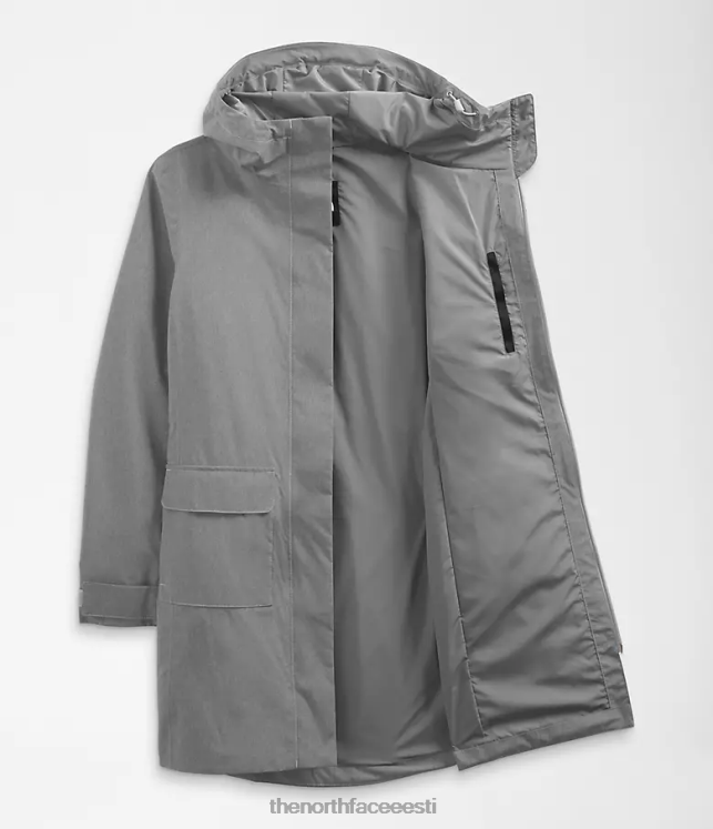 naised linnatuule vihma parka ii The North Face VJRZH153 Riietus tnf keskmine hall kanarbik