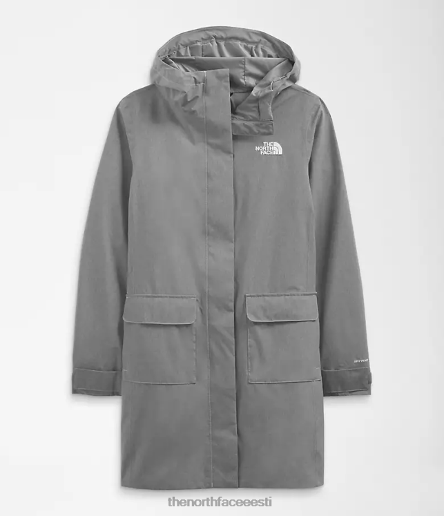 naised linnatuule vihma parka ii The North Face VJRZH153 Riietus tnf keskmine hall kanarbik