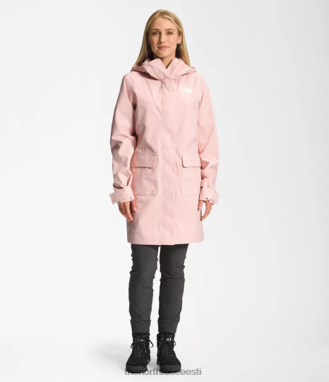 naised linnatuule vihma parka ii The North Face VJRZH155 Riietus roosa sammal