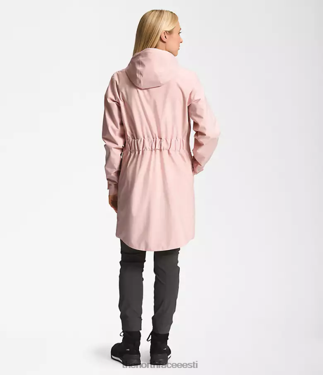 naised linnatuule vihma parka ii The North Face VJRZH155 Riietus roosa sammal