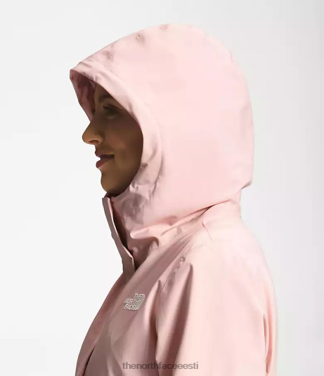 naised linnatuule vihma parka ii The North Face VJRZH155 Riietus roosa sammal