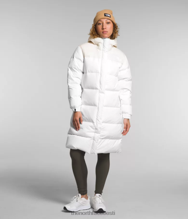 naised nuptse parka The North Face VJRZH563 Riietus tnf white/gardenia white