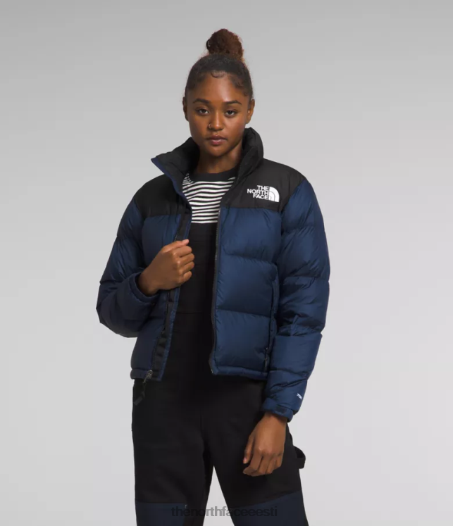 naised 1996 aasta retro nuptse jope The North Face VJRZH726 Riietus Summit Navy/tnf must
