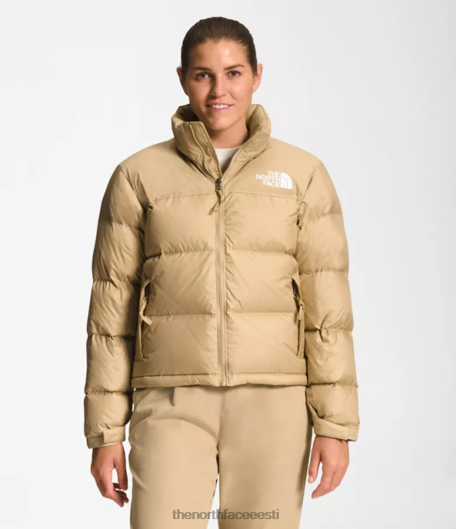 naised 1996 aasta retro nuptse jope The North Face VJRZH731 Riietus khaki kivi