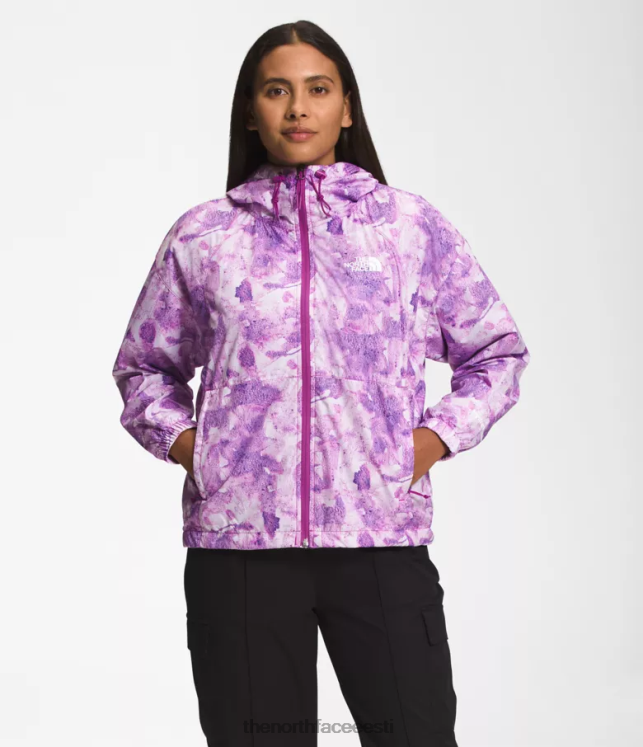 naised hüdronaliinist jope 2000-25'' pikkus The North Face VJRZH673 Riietus lilla kaktuseõie tonaalne värvitrükk