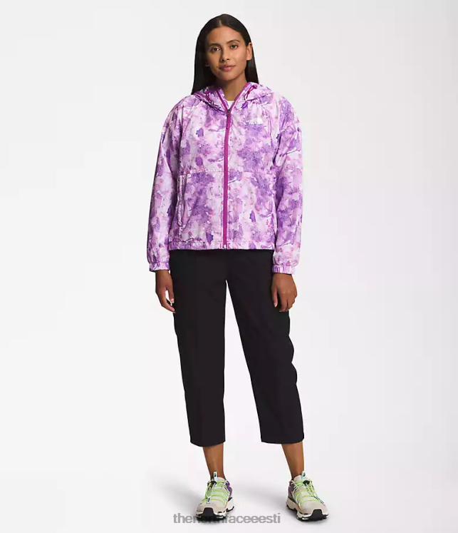 naised hüdronaliinist jope 2000-25'' pikkus The North Face VJRZH673 Riietus lilla kaktuseõie tonaalne värvitrükk