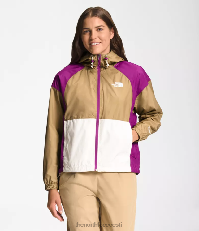 naised hüdronaliinist jope 2000-25'' pikkus The North Face VJRZH674 Riietus khaki kivi/lilla kaktuse lill/gardeenia valge