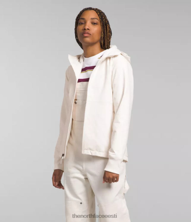 naised shelbe raschel kapuuts The North Face VJRZH330 Riietus gardeenia valge