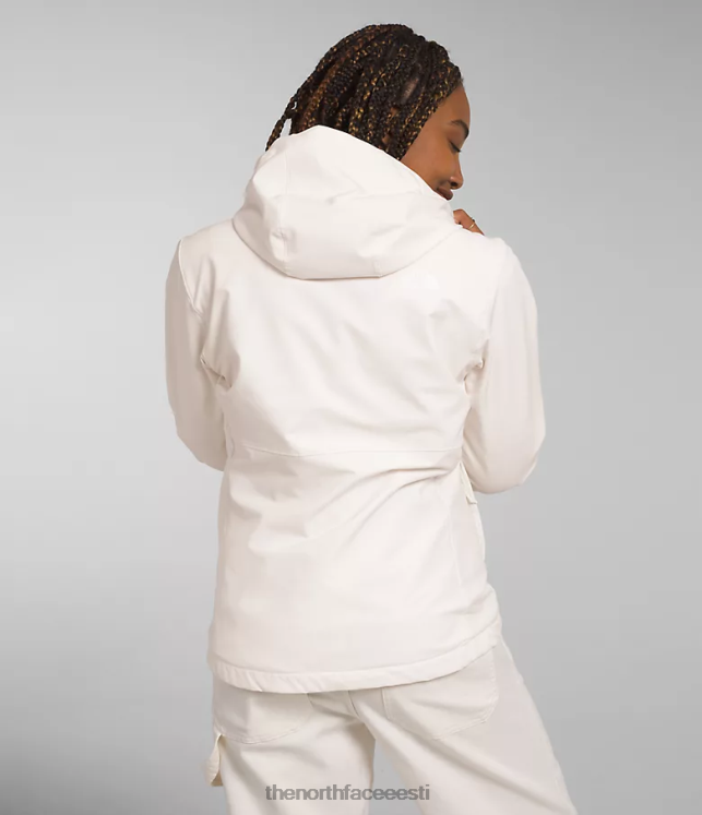 naised shelbe raschel kapuuts The North Face VJRZH330 Riietus gardeenia valge