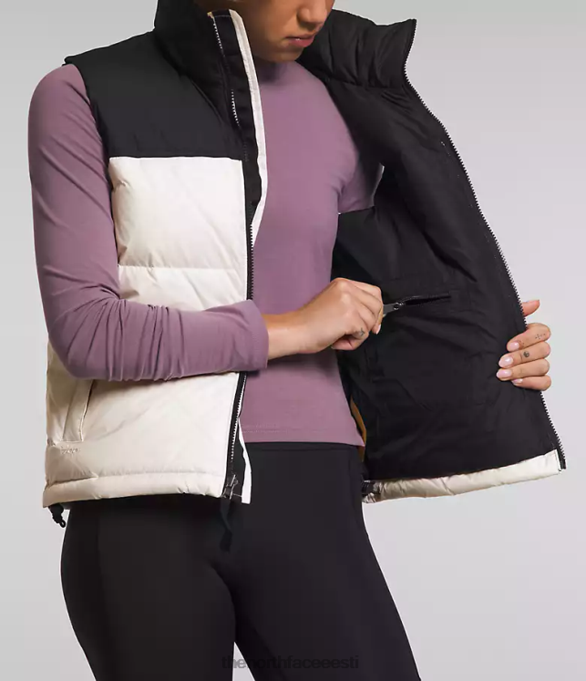 naised 1996 retro nuptse vest The North Face VJRZH431 Riietus gardenia valge/tnf must
