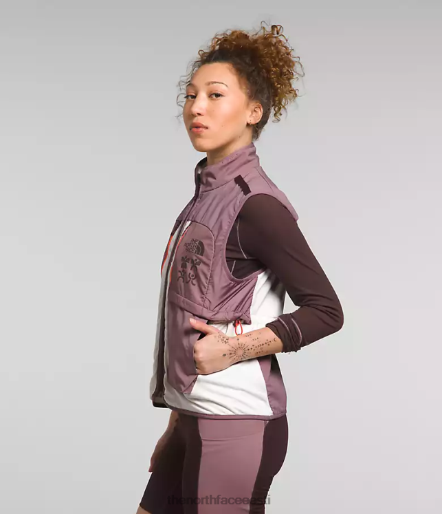 naised trailwear talvine soe välkvest The North Face VJRZH1141 Riietus gardeenia valge/kollakashall