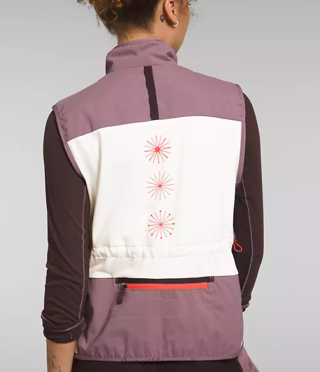naised trailwear talvine soe välkvest The North Face VJRZH1141 Riietus gardeenia valge/kollakashall
