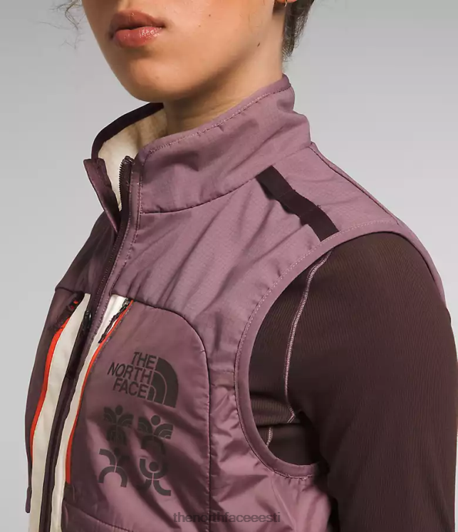 naised trailwear talvine soe välkvest The North Face VJRZH1141 Riietus gardeenia valge/kollakashall