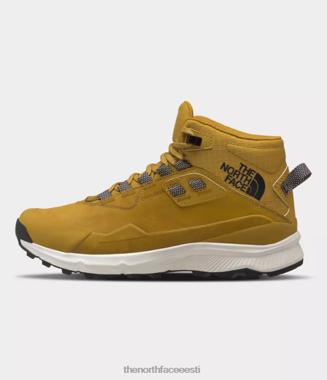 naised Cragstone nahast keskmised veekindlad saapad The North Face VJRZH750 jalatsid noolepuu kollane/gardeenia valge