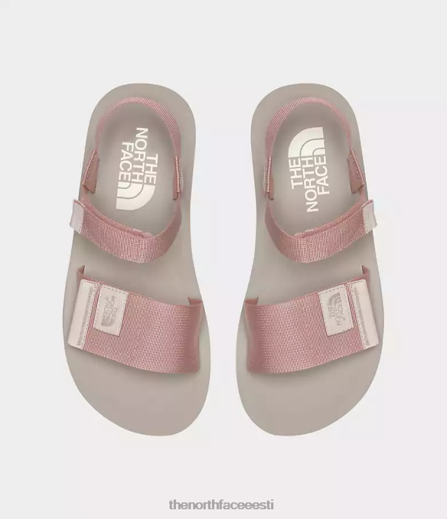 naised skeena sandaalid The North Face VJRZH257 jalatsid roosa sammal/gardeenia valge