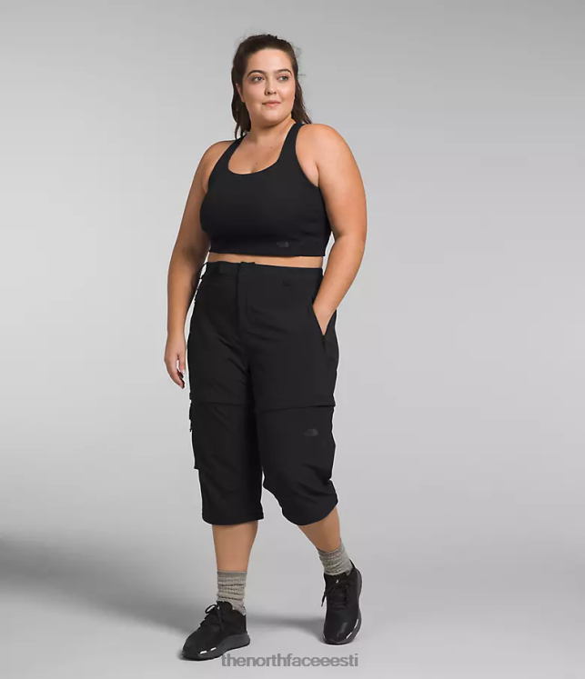 naised pluss Bridgeway lukuga püksid The North Face VJRZH59 Riietus tnf must