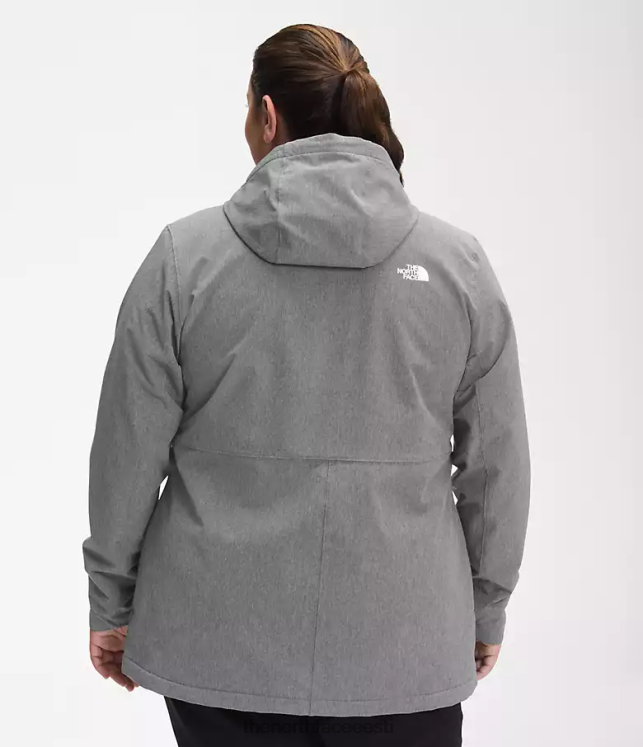 naised pluss shelbe rascheli kapuuts The North Face VJRZH1177 Riietus tnf keskmine hall kanarbik