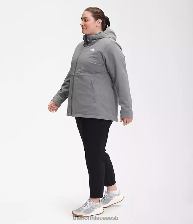 naised pluss shelbe rascheli kapuuts The North Face VJRZH1177 Riietus tnf keskmine hall kanarbik