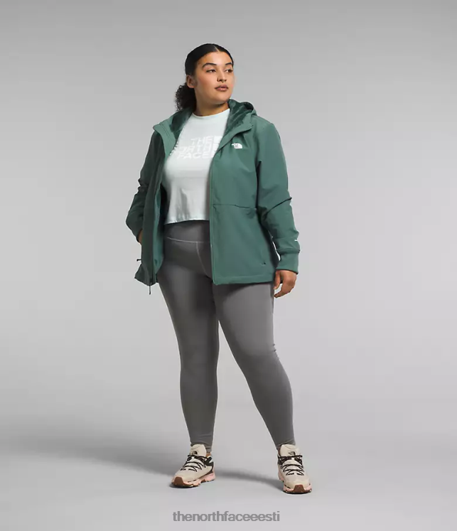 naised pluss shelbe rascheli kapuuts The North Face VJRZH245 Riietus tume salvei