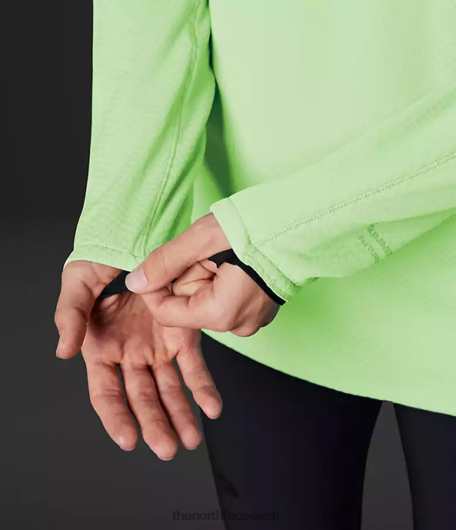 naised tippkohtumise sarja futurefleece crew The North Face VJRZH162 Riietus paatina roheline