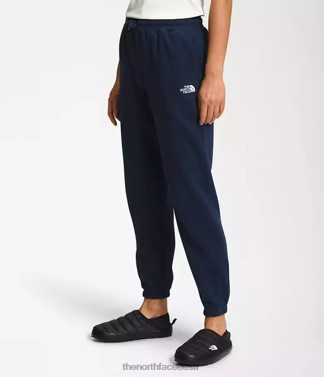 naised poolkupliga fliisist dressipüksid The North Face VJRZH975 Riietus Summit Navy/tnf white