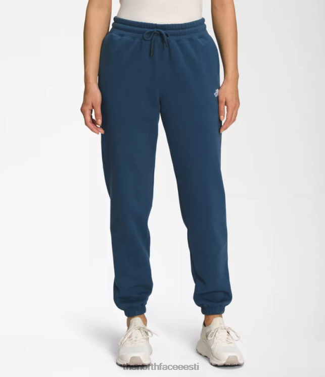 naised poolkupliga fliisist dressipüksid The North Face VJRZH979 Riietus varjuline sinine/tnf valge