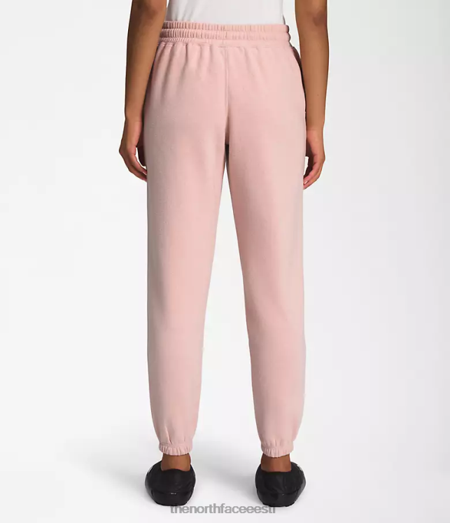 naised poolkupliga fliisist dressipüksid The North Face VJRZH981 Riietus roosa sammal/tnf valge