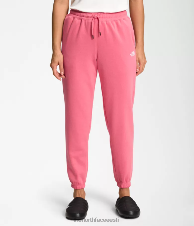 naised poolkupliga fliisist dressipüksid The North Face VJRZH982 Riietus cosmo roosa/tnf valge